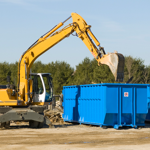 what size residential dumpster rentals are available in Roxbury